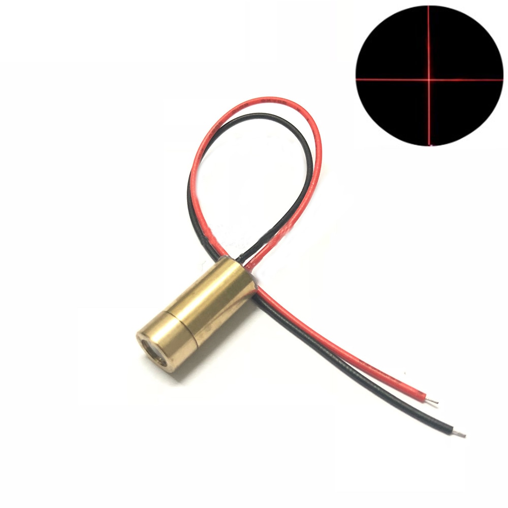 650nm 5mW 3V/5V 9mm Cross Line Dot 9*21mm Industrial MINI Laser Module Red Locate Laser Head LD Module Laser Medical positioning - Image 2
