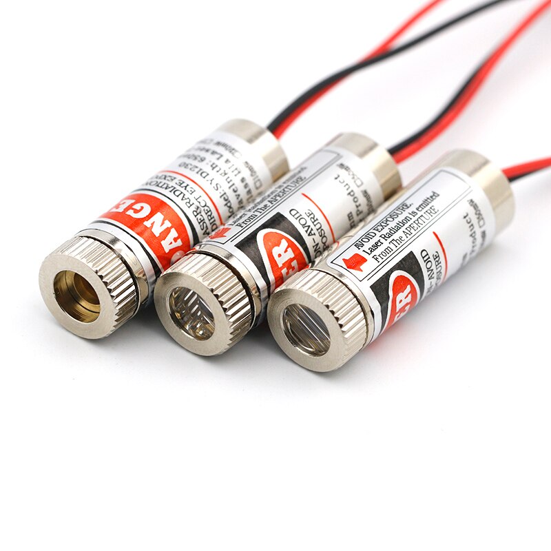 650nm 5mW Focus Adjustable Laser Head Red Cross Line Laser Diodes Module Metal Glass Lens Head Industrial Diameter 12MM - Image 4