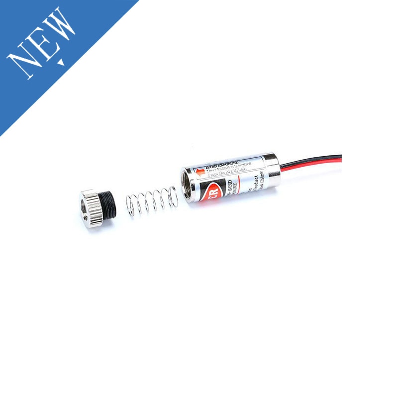 650nm 5mW Red Point Line Cross Laser Diode Focus Adjustable Laser Diodes Head Metal Glass Lens Head Industrial Diameter 12MM 5V - Image 5