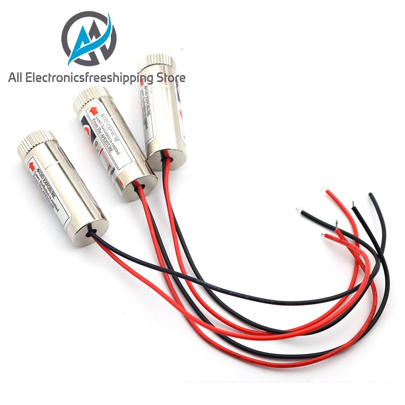650nm 5mW Red Point / Line / Cross Laser Module Head Glass Lens Focusable Focus Adjustable Laser Diode Head Industrial Class - Image 2