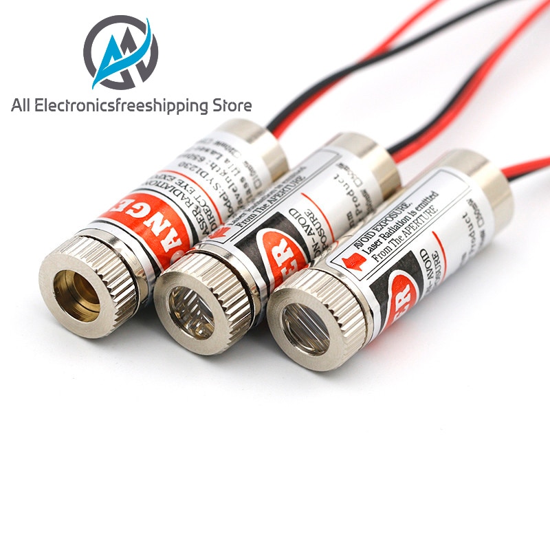 650nm 5mW Red Point / Line / Cross Laser Module Head Glass Lens Focusable Focus Adjustable Laser Diode Head Industrial Class - Image 3