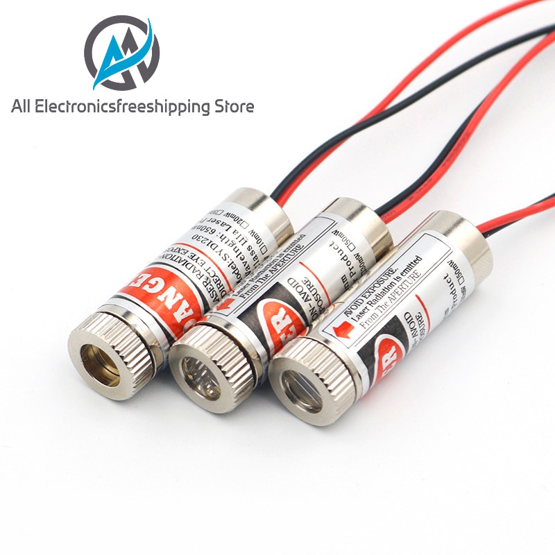 650nm 5mW Red Point / Line / Cross Laser Module Head Glass Lens Focusable Focus Adjustable Laser Diode Head Industrial Class - Image 4