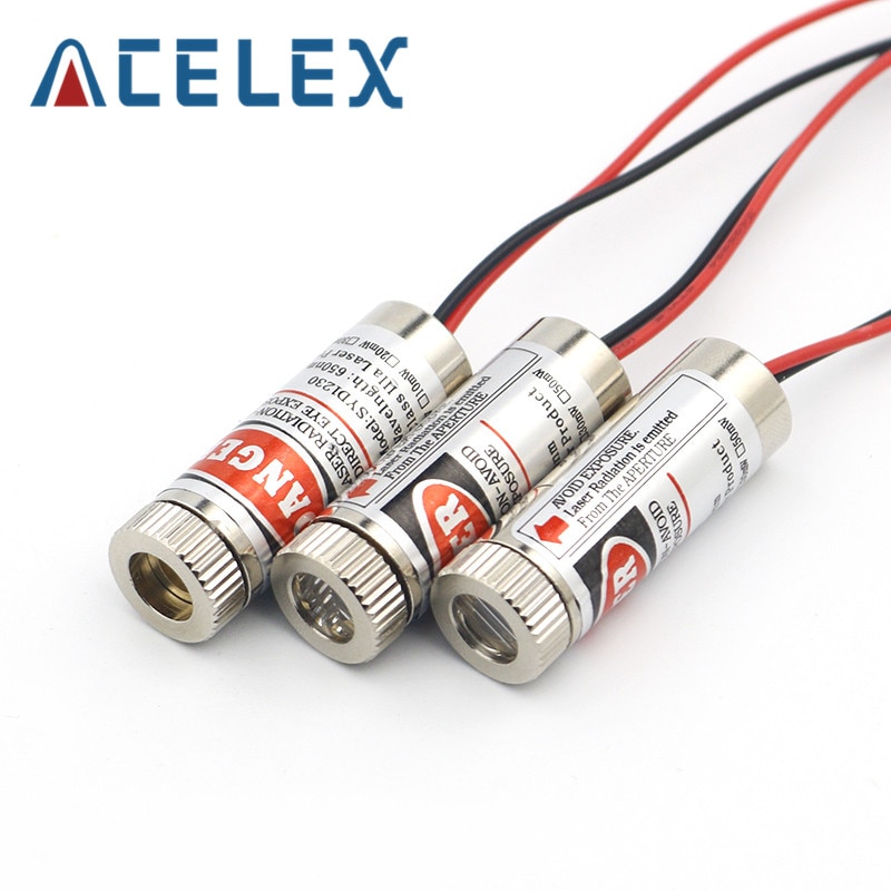 650nm 5mW Red Point / Line / Cross Laser Module Head Glass Lens Focusable Focus Adjustable Laser Diode Head Industrial Class - Image 3