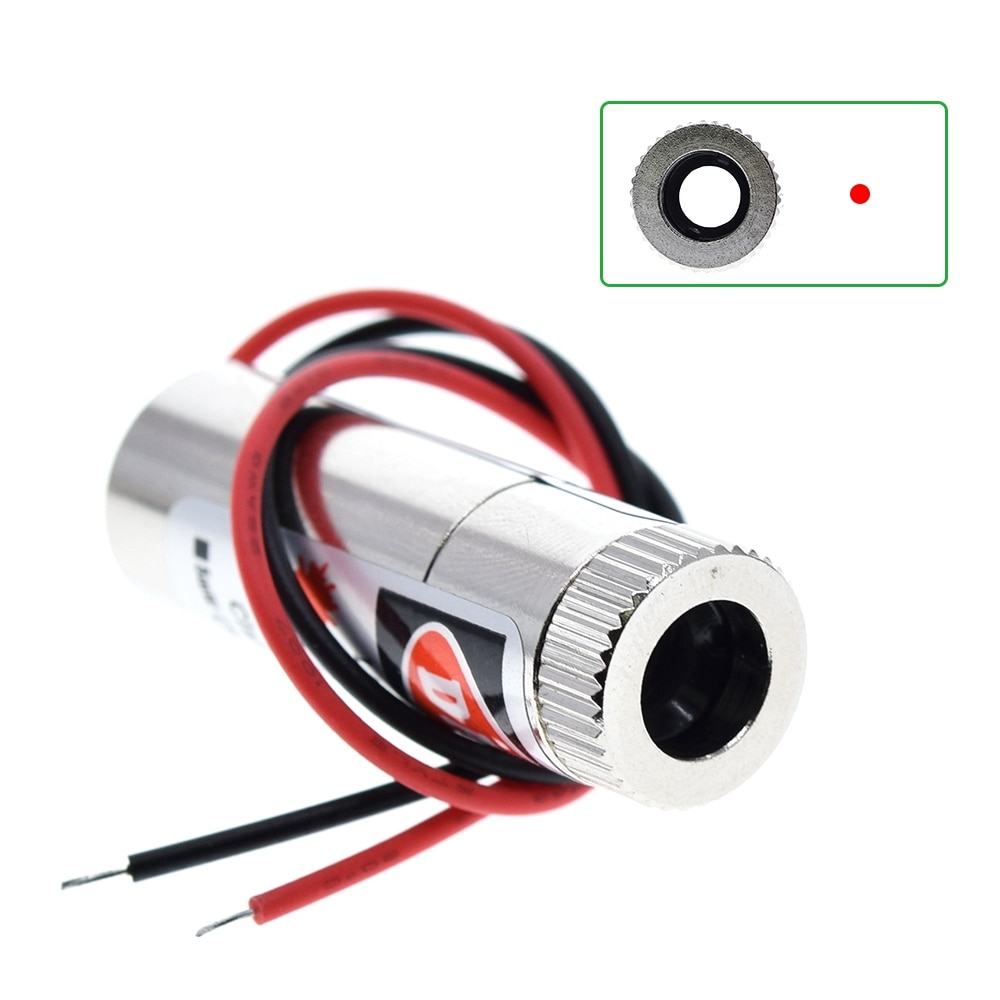 650nm 5mW Red Point / Line / Cross Laser Module Head Glass Lens Focusable Focus Adjustable Laser Diode Head Industrial Class - Image 3