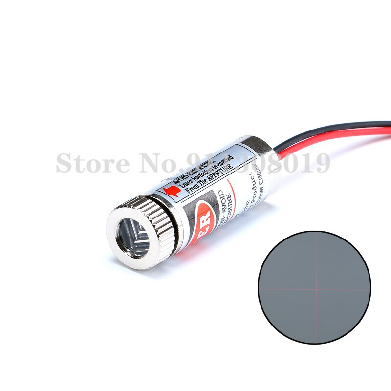 650nm 5mW Red Point / Line / Cross Laser Module Head Glass Lens Focusable Industrial Class - Image 4
