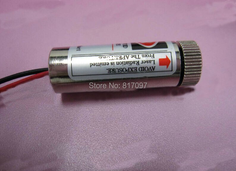 650nm 5mW red laser module cross line dimmable w/Built-in Driving board 3V-5V voltage industrial lasers DIY laser diode Lab