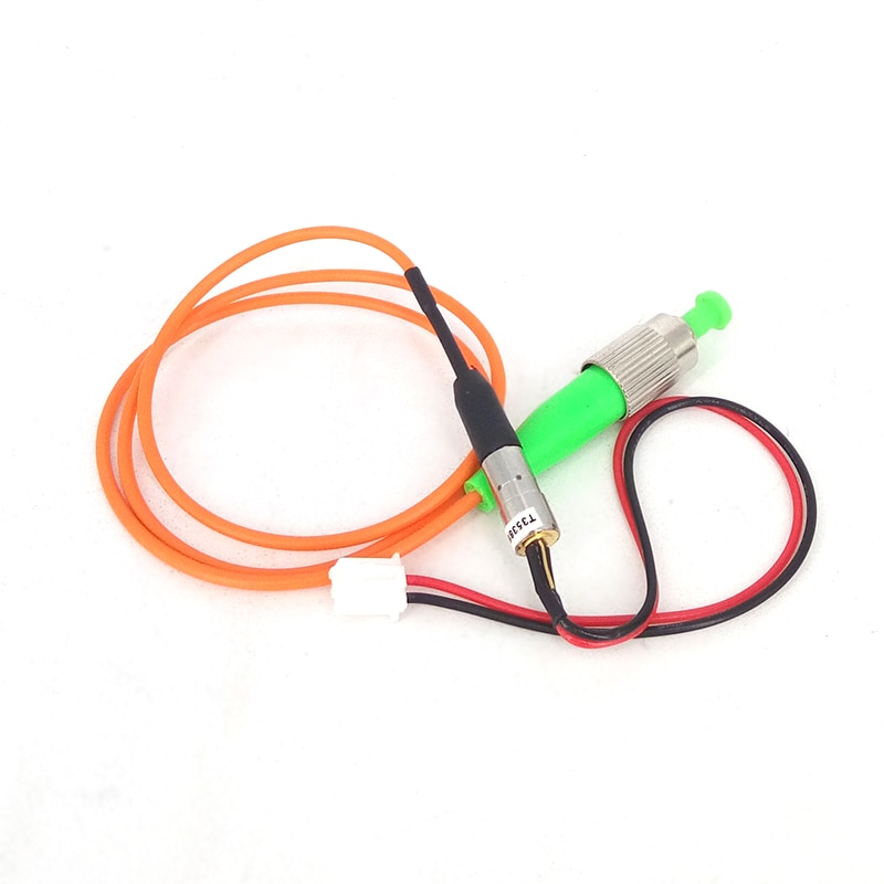 658nm 10mw 62.5/125um FC/APC Red Fiber Pigtail Laser Diode Module 12VDC TTL 1m - Image 3