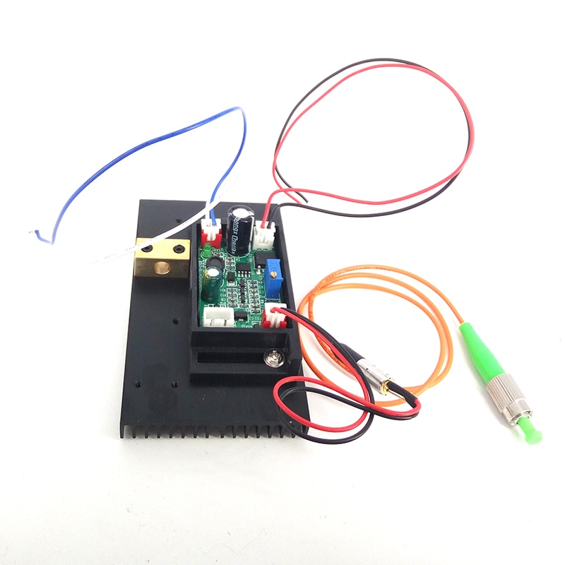 658nm 10mw 62.5/125um FC/APC Red Fiber Pigtail Laser Diode Module 12VDC TTL 1m - Image 5