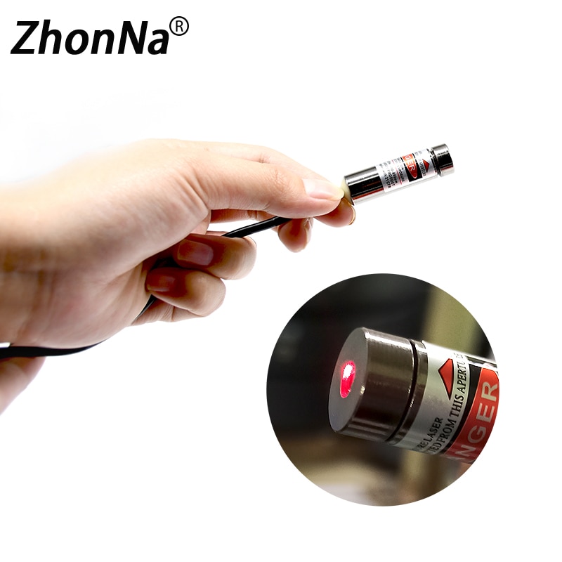 660nm 200mw Red Light Laser Module Adjustable Linewidth Laser Mark Instrument Emitting Diode Lamp Holder Assembly Accessories