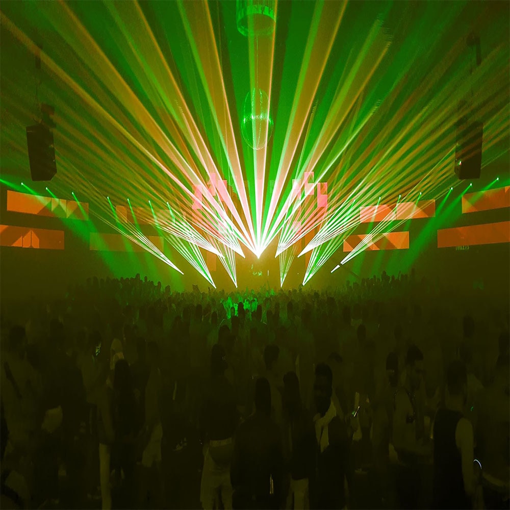 6W RGB diode galvo scanner laser disco light dj light stage light 6W laser output ILDA DMX SD card sound control Professional - Image 3