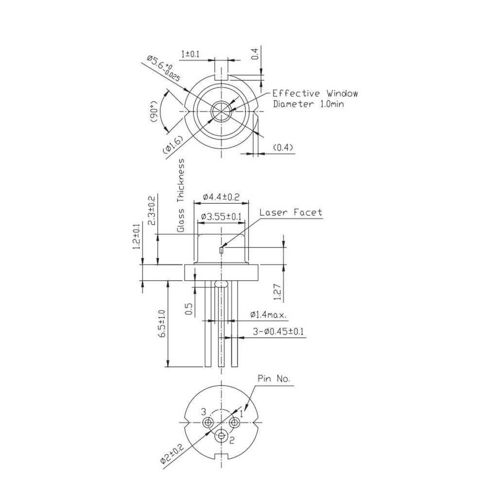 808nm 200mW Imported Laser Diode LD Near Infrared Laser Head DIY - Image 5