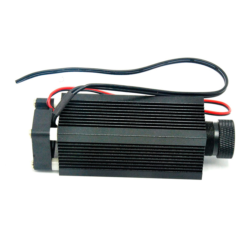 808nm 980nm C-Mount Laser Diode Housing Case Aluminium with IR Glass Lens Fan Heatsink - Image 2