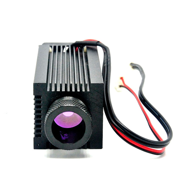 808nm 980nm C-Mount Laser Diode Housing Case Aluminium with IR Glass Lens Fan Heatsink