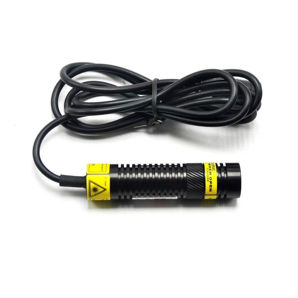 830nm 250mW IR Dot High Power Focusable Laser Diode Module Infrared 16x68mm with 5V Adapter