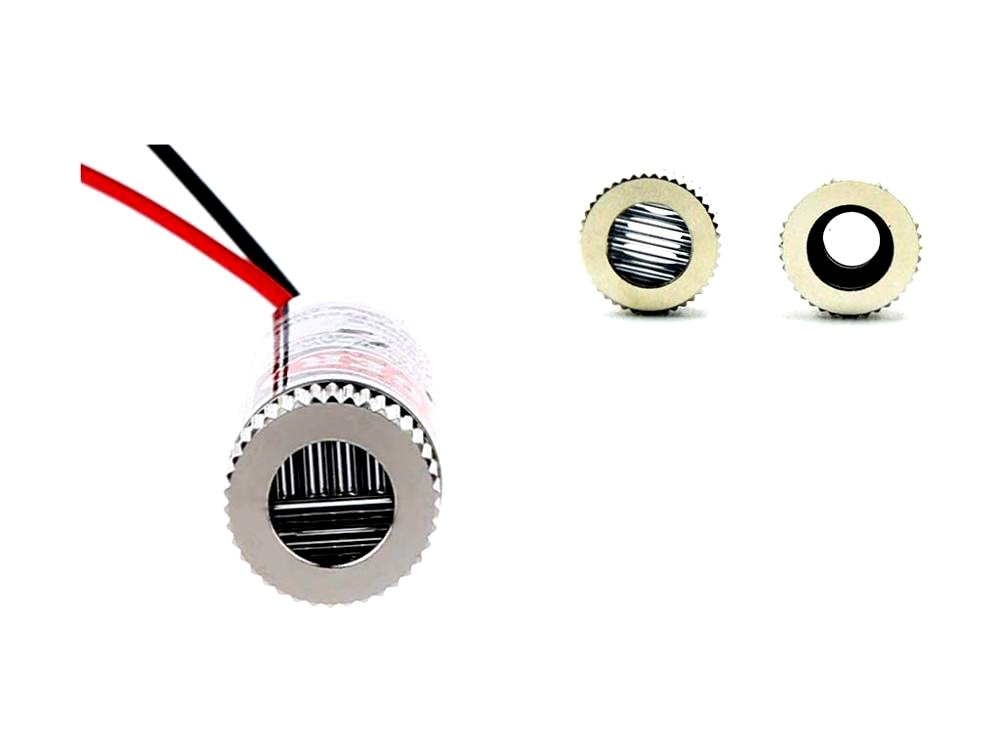 850nm 7mW IR Infrared Laser Diode Module 12x35mm Dot Line Cross 3 in 1 DC3-5V w/12mm Holder - Image 2