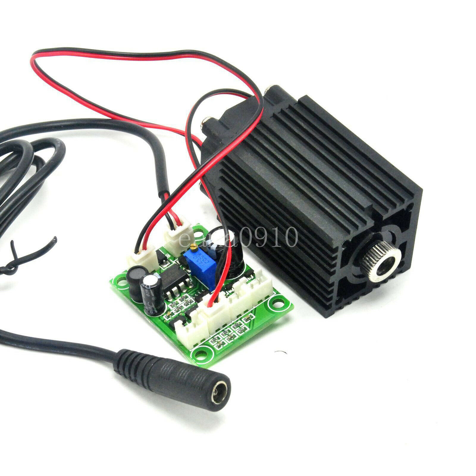 90mW 515nm 520nm Grass Green Dot Laser Didoe Module Long Working w/ 12V Adapter