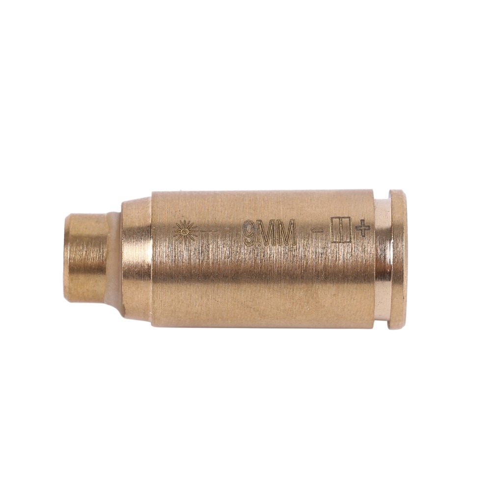9mm Bore Sight Cal Red Dot Boresighter 9mm Pistol Handgun Cartridge Brass Laser Boresighter Hunting Gun Accessories No Batteries - Image 4