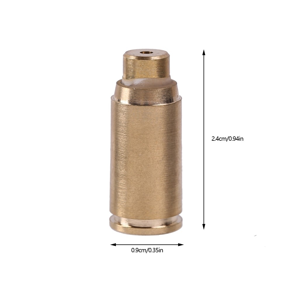 9mm Bore Sight Cal Red Dot Boresighter 9mm Pistol Handgun Cartridge Brass Laser Boresighter Hunting Gun Accessories No Batteries - Image 5