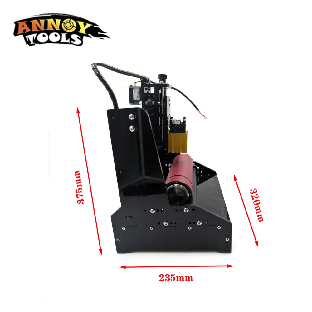ANNOYTOOLS 15w laser engraving machine can cylindrical engraver Full Assembled Delivery engraving on cylindrical on metal - Image 2