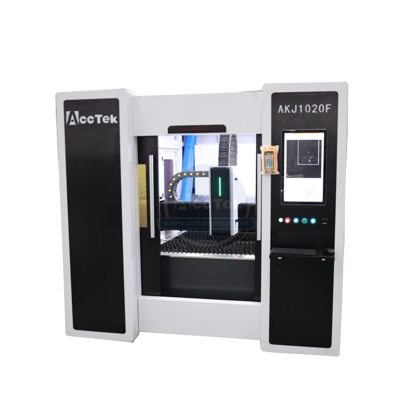 Acctek 1000w 1500w 2000w Raycus Fiber laser metal cutting machine price AKJ1020F AKJ1530F - Image 2