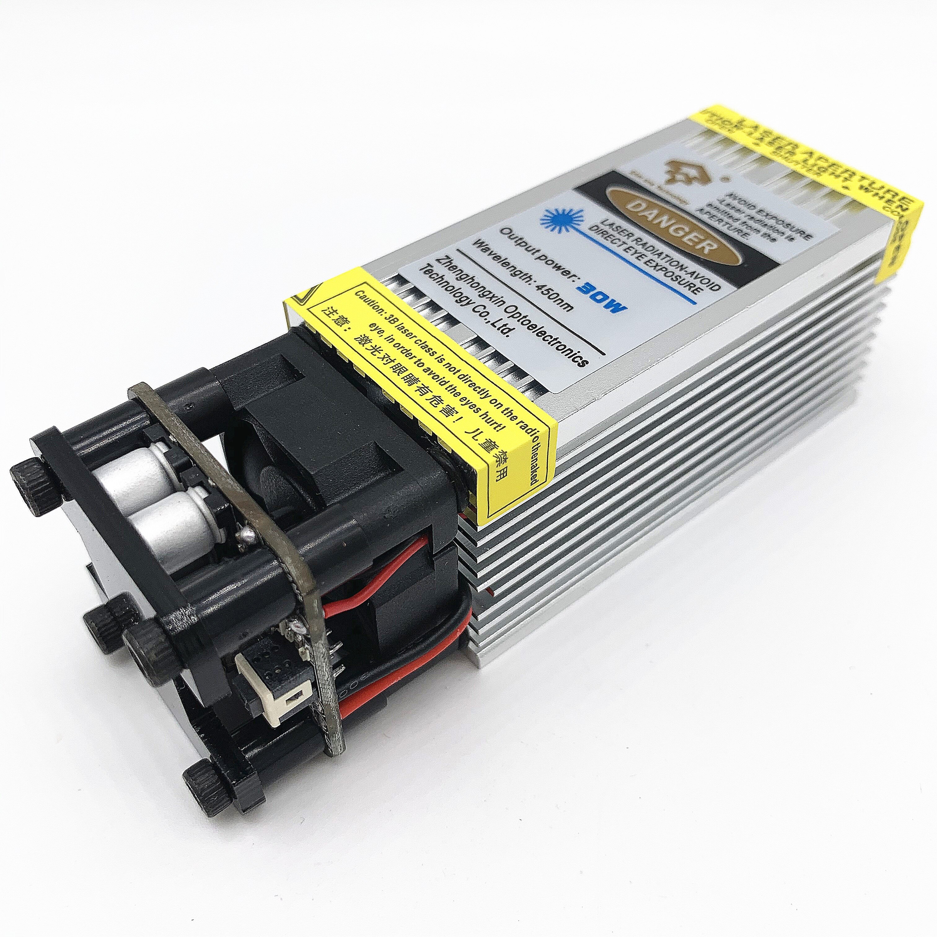 Actual 30W laser head, high transmittance, blue laser module ultra-fast engraving stainless steel and oxidized metal, PWM TTL - Image 3
