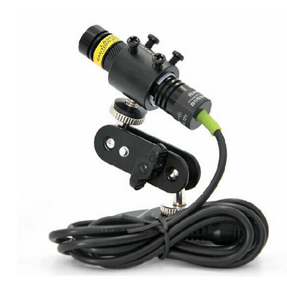 Adjustable 515nm 30mW Green Dot Laser Module Laser Diode High Quality with holder and adapter