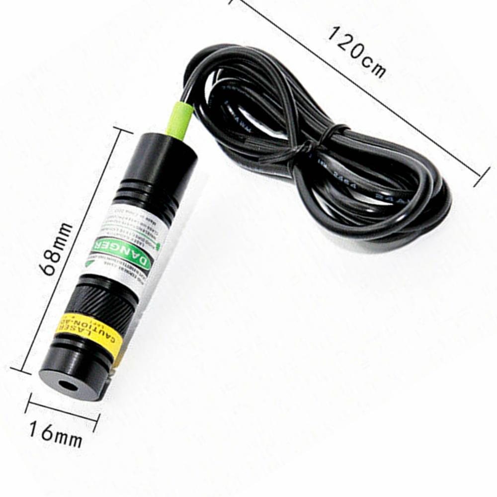 Adjustable 515nm 30mW Green Line Laser Module Laser Diode High Quality with holder and adapter