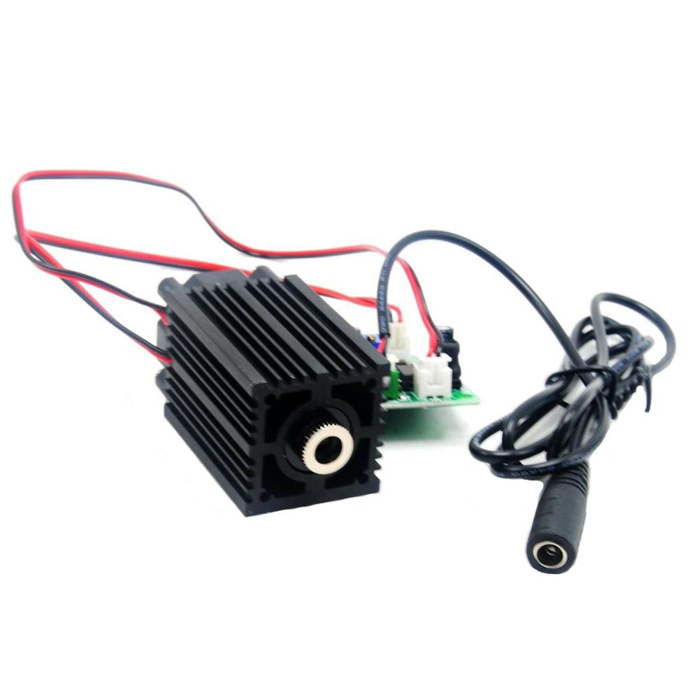 Adjustable 650nm 200mW Red Laser Diode Module 12V w/Fan Long Time Working