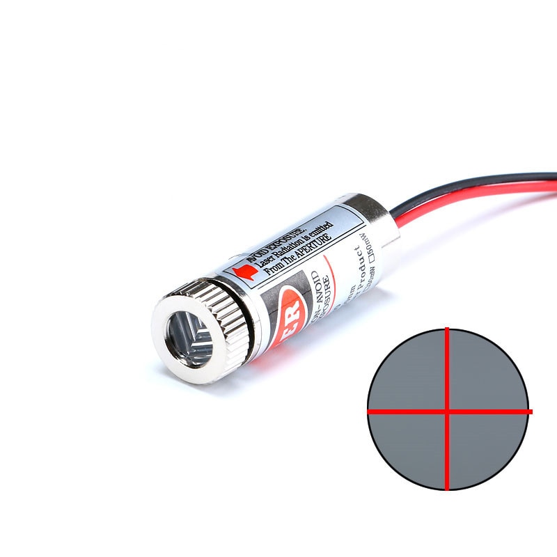 Adjustable Beam 650nm 5mW Red Point / Line / Cross Laser Diode Module Head Glass Lens Focusable Industrial Class 3-5V 12MM - Image 4