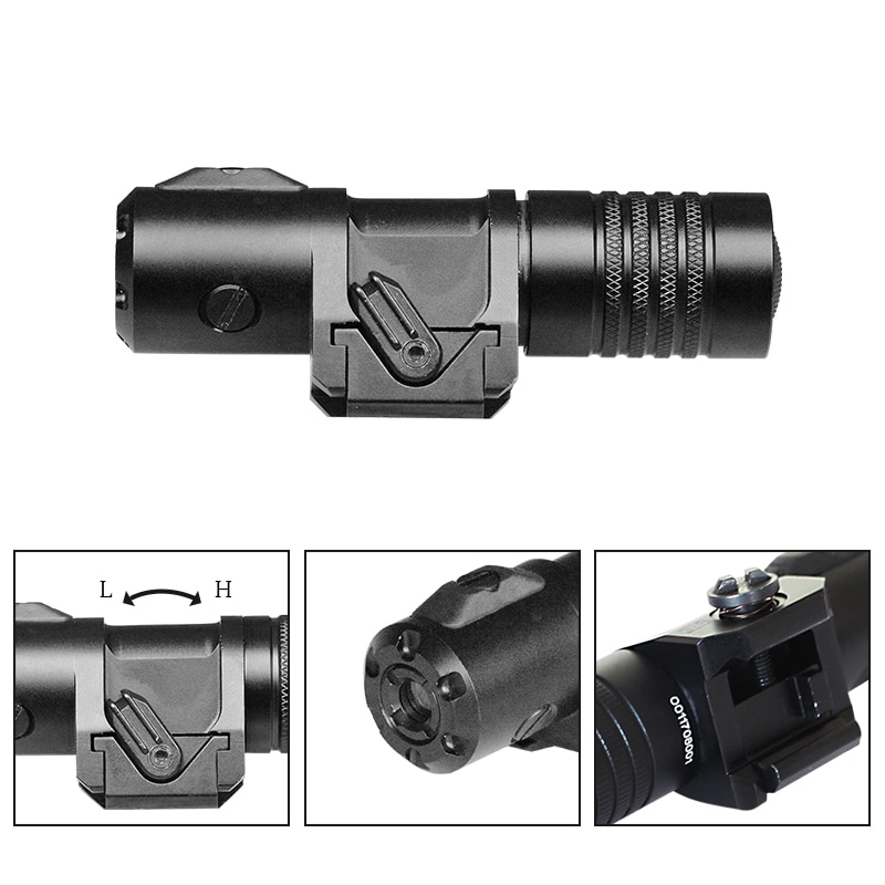 Adjustable Powerful Low/High Green IR Laser Scope Picatinny Rifle Hunting Mira Laser Para Rifle