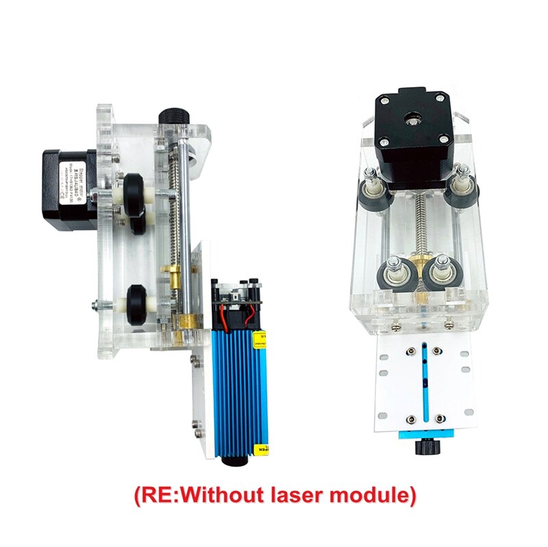 Adjustable laser head fixture DIY for 2 axis desktop diode laser engraving machine use hand wheel control focal length - Image 3