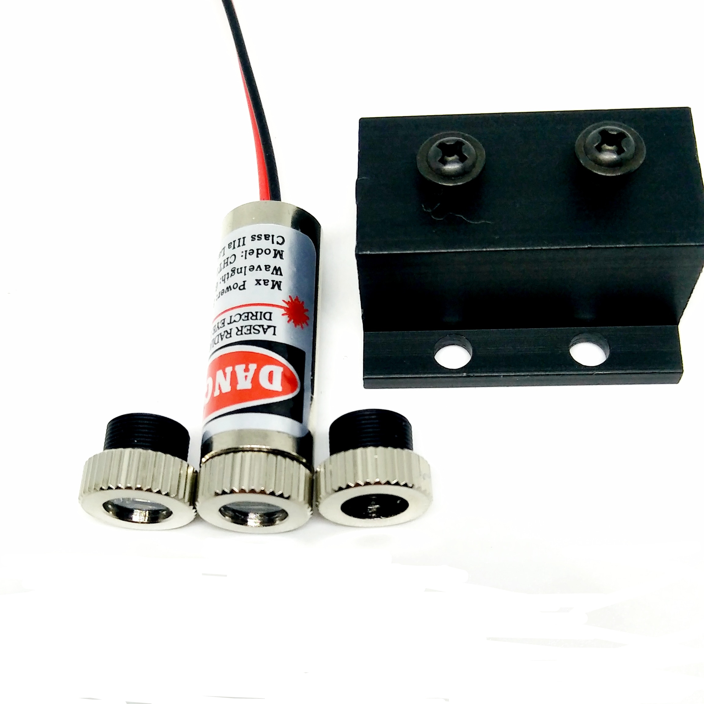 Adjusted Focusable 650nm 5mw Red Laser Diode Module Dot/Line/Cross Shape with 12mm Heatsink - Image 3