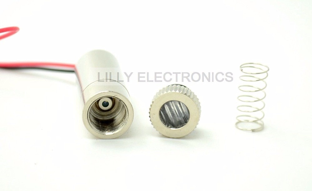 Adjusted Red Diode Lasers 650nm 10mw Dot/Line/Cross Module w/ Caps & Driver In - Image 5