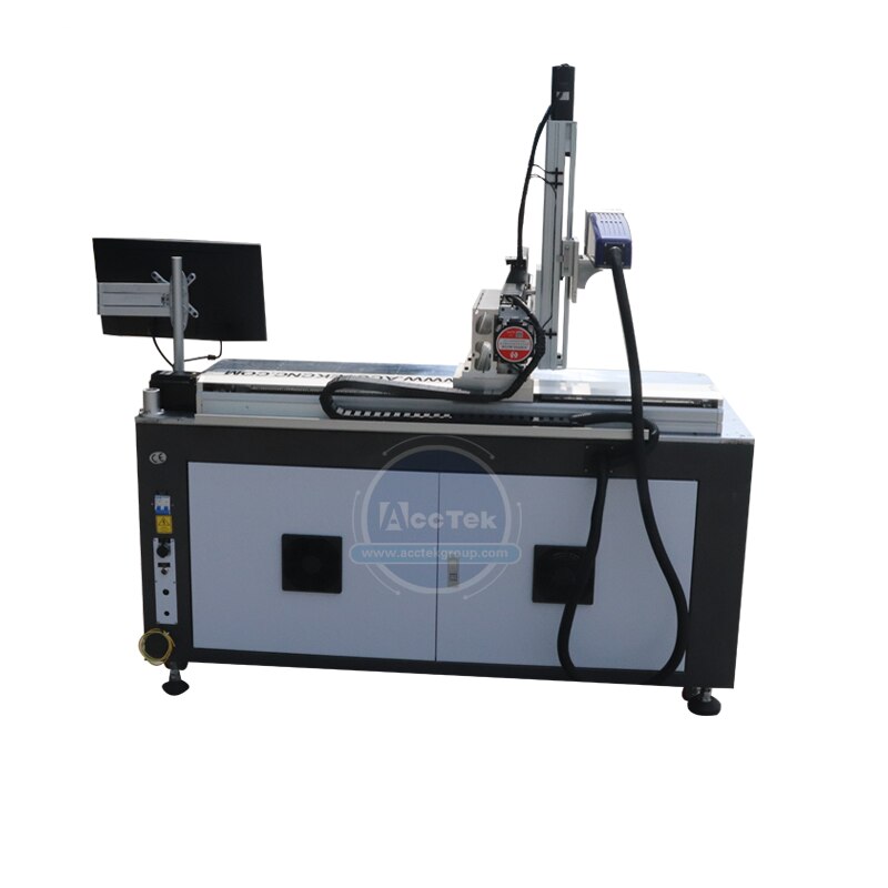 Agent Price Raycus Laser 20W 30W 50W AK6090F Fiber Laser Marking Machine for European Customers - Image 3