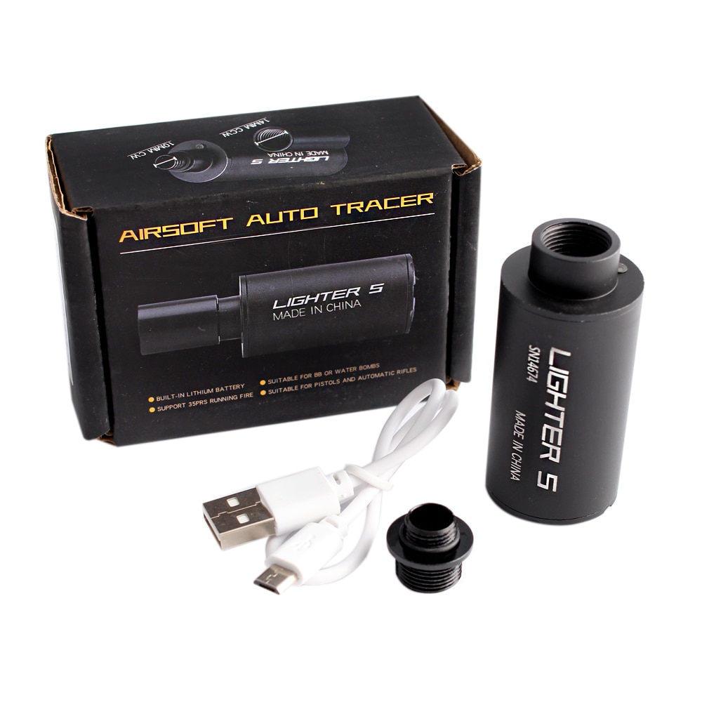 Airsoft Auto Tracer 14mm CCW/10mm CW for Rifle Pistol Shooting Tactical Lighter S Tracer Tactical Hunting Accessories - Image 4