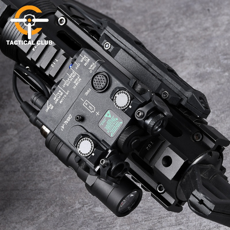 Airsoft Nylon DBAL-A2 Red Laser Sight Tactical Flashlight Set Weapon Lights Metal surefir lights PEQ Blue Green Laser 20mm Rail