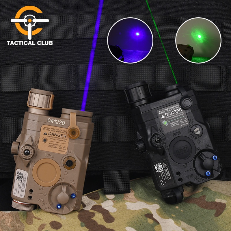 Airsoft Tactical PEQ15Red Dot IR Laser Sight LA5C Blue Green Laser UHP AN PEQ-15 Flashlight LED Hunting Weapongun Accesseries - Image 2