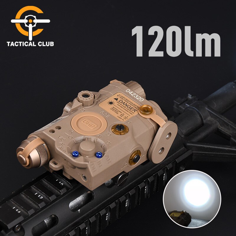Airsoft Tactical PEQ15Red Dot IR Laser Sight LA5C Blue Green Laser UHP AN PEQ-15 Flashlight LED Hunting Weapongun Accesseries - Image 4