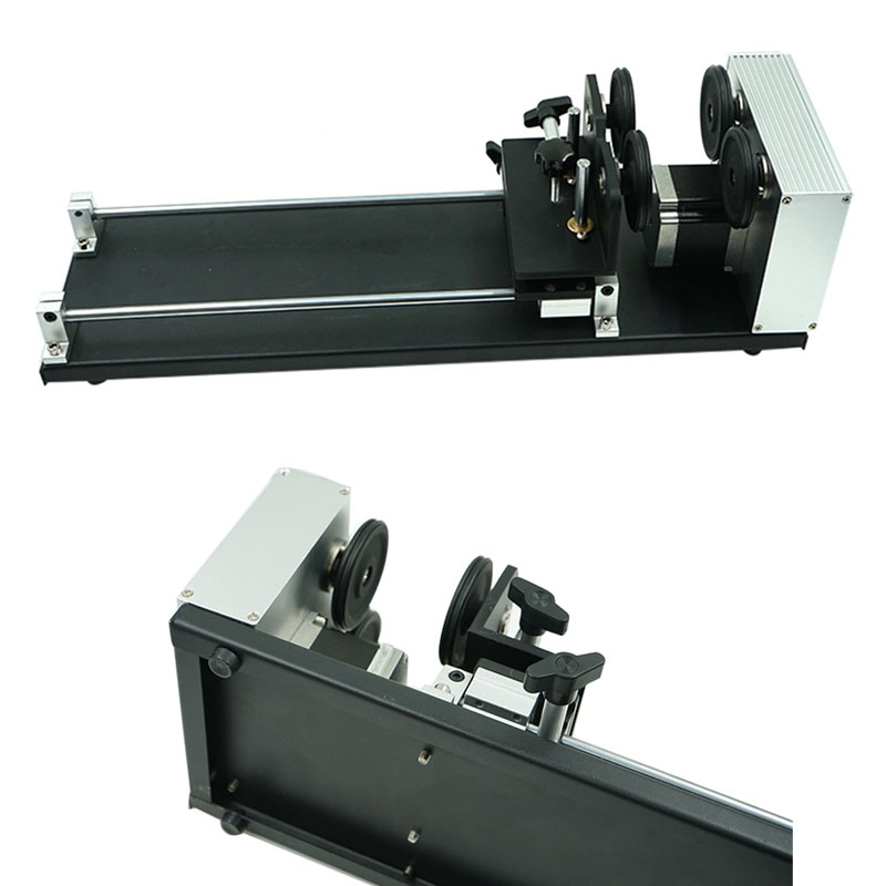 Aluminum Y-axis Rotary Roller Engraving Module for Engraving Cylindrical Objects Cans,Laser Engraver