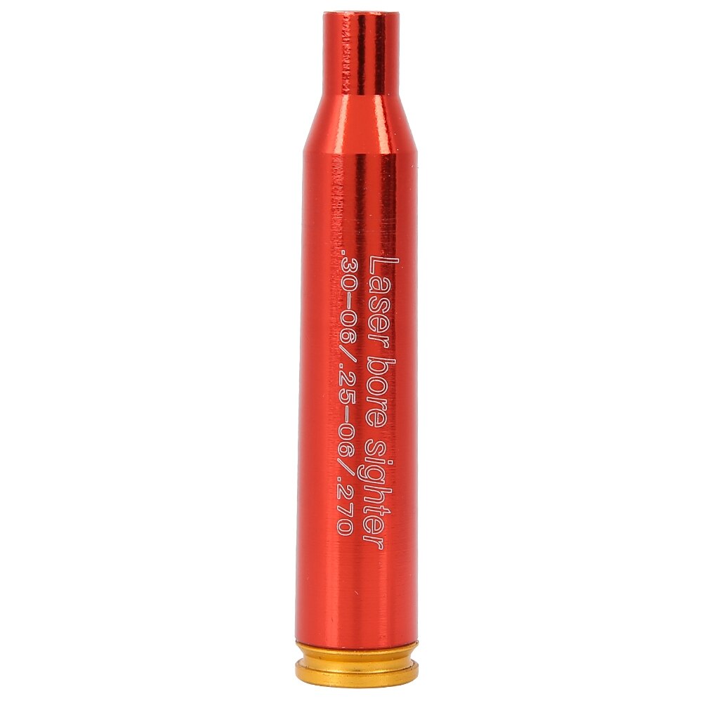 Archery Red Dot Laser Brass Bore Sight Cartridge Laser Boresighter 30-06./.25-06/.270WIN for Outdoor Hunting