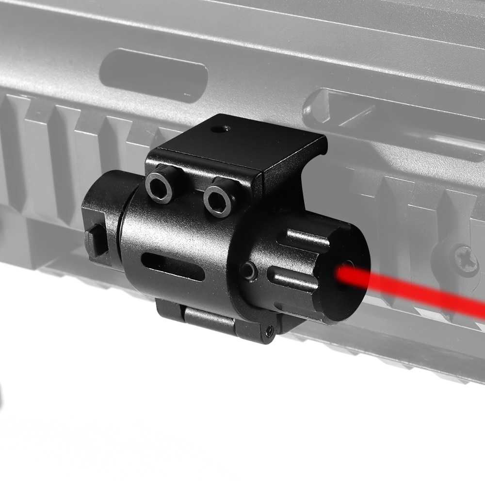 Bestsight Laser Hunting Mini Tactical Red Laser Gun Sight for Pistols Weaver Mount Hunting Laser Sight