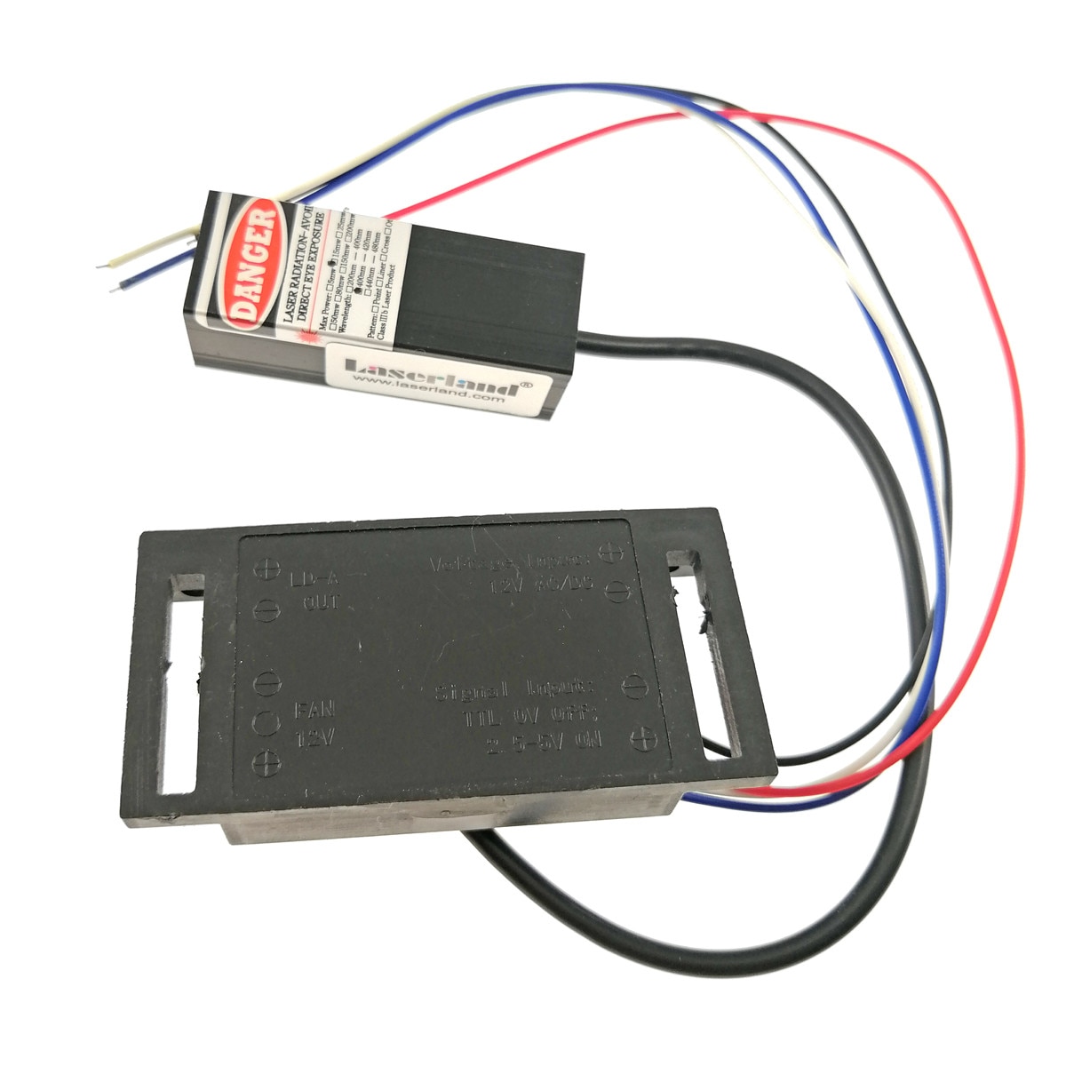 Blue Violet 405nm 10mW Laser Lazer Diode Module with TTL Stage Lighting Show Blu Ray - Image 3