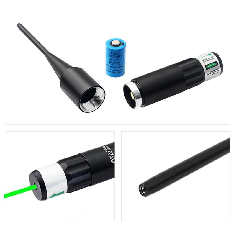 Bore Sight Kit Tactical Hunting Green Red Laser Boresighter Kits For 0.177 To 0.50 Caliber Riflescope Green Red Dot Bore Sight - Image 3