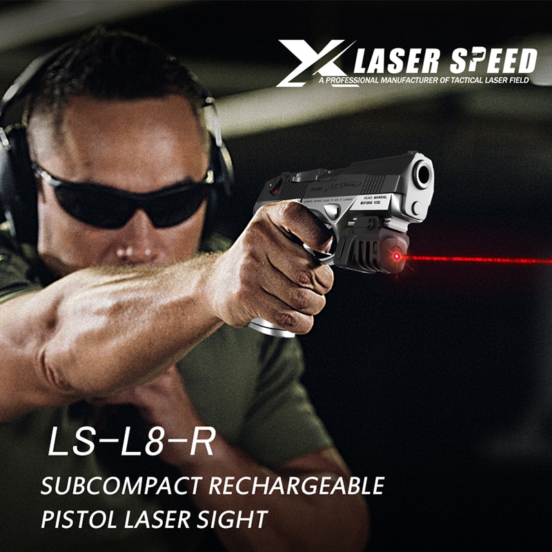 Built-in Battery Rechargeable Glock Green Laser Sight Pistol Red Shooting Laser Tactical Self Defense - Image 2