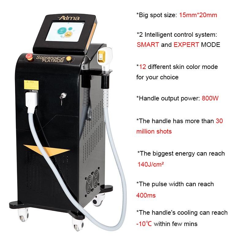 CE 30 Million Shots Diode Lazer 808 Diode Laser Hair Removal Machine for Hair Removal Skin Tightening Rejuvenation Equipment