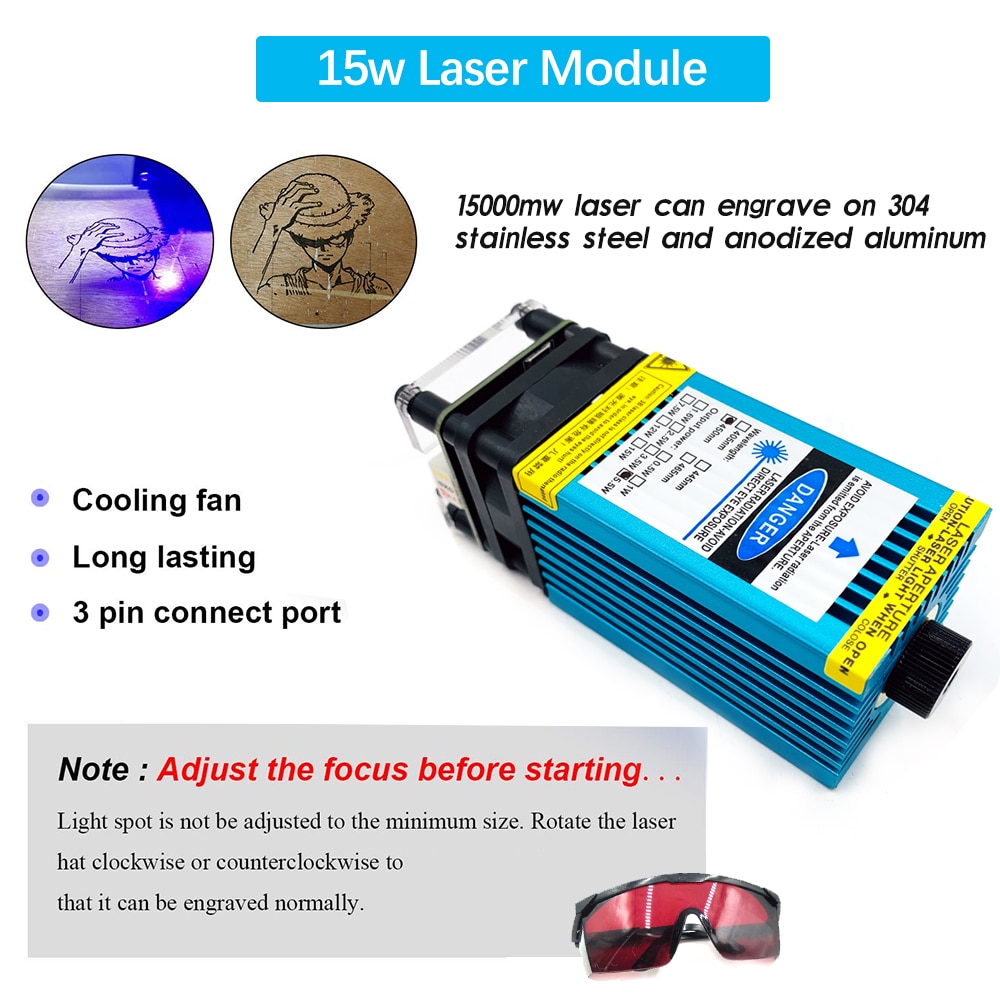 CNC 3018 PRO Laser Engraver Wood Router Machine 15w Big Power Laser DIY Engraving Machine,cnc 3018 Milling Machine,wood router - Image 5