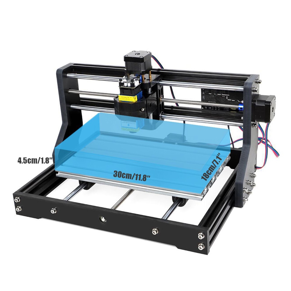 CNC 3018 PRO-M Engraving Machine Kit with 500MW 2500MW 3500MW 5500MW 15W Laser Module GRBL Control 3 Axis Laser Engraver - Image 4