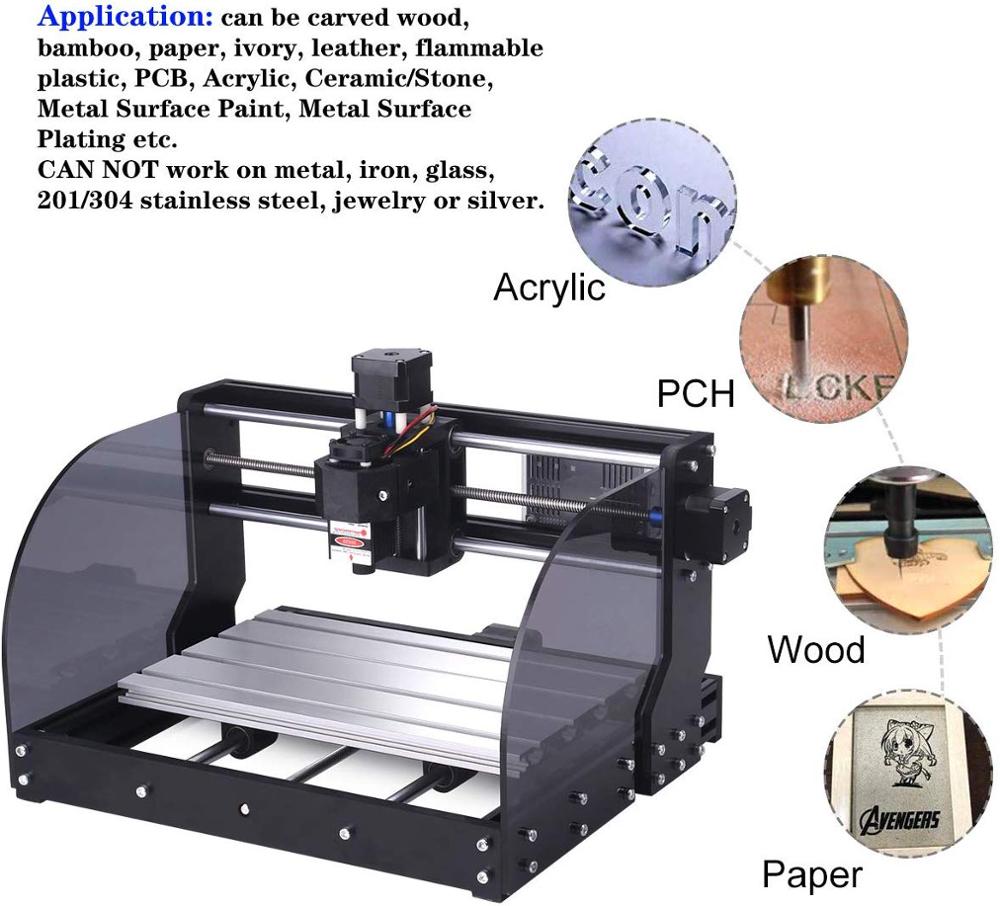CNC 3018 Pro Max ER11 Laser Engraver PCB Milling Machine CNC Router Engraving Machine GRBL With 15w DIY Laser Machine - Image 5