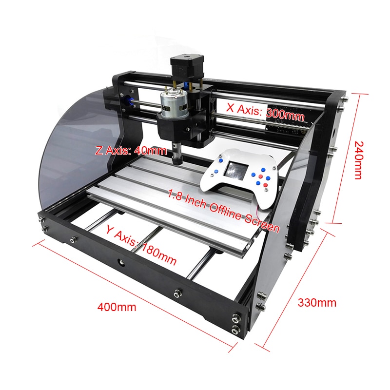 CNC 3018 Pro Max Laser Engraving Machine 3 Axis DIY Mini Wood Router 0.5-15W Woodworking Laser Engraver With Offline Controller - Image 5