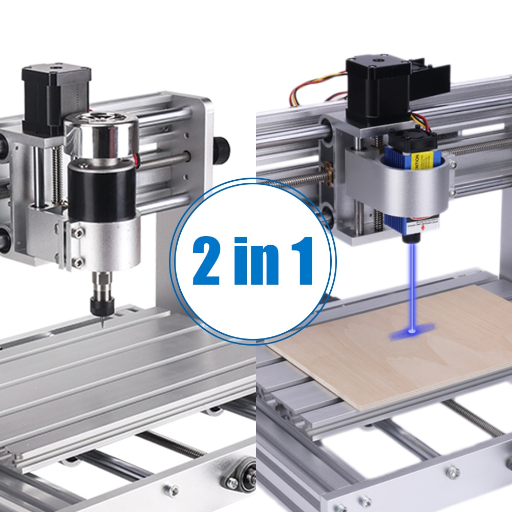 CNC 3018 Pro Max Metal Engraving Machine GRBL Control With 200w Spindle DIY 15w Laser Engraver Wood Craving Machine CNC Cut MDF - Image 2